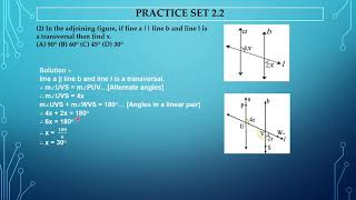 2 Parallel lines and tran practice set 2 2 [upl. by Standford]