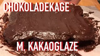 Chokoladekage med kakaoglaze  Opskrift  160 [upl. by Eilrak515]