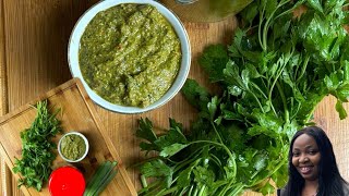 How to make green seasoninghomemade spices [upl. by Wein]