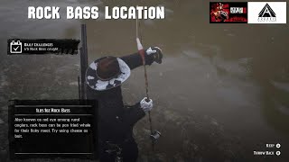 Red Dead Redemption 2 Rock Bass Location [upl. by Bertrand]