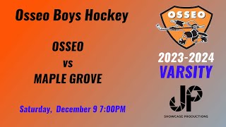 Osseo Hockey vs Maple Grove Varsity Game [upl. by Krilov]