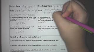 Proportional vs NonProportional Word Problems [upl. by Jocelyne]