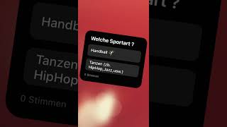 Welche Sportart Tanzen oder Handball trend music shirindavid deutsch umfrage [upl. by Lewison406]