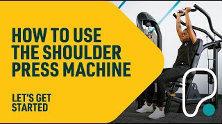 How To Use The Shoulder Press Machine [upl. by Ahsinwad880]