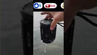 if you interested in this waterproof speaker  speaker speakershopping bass shorts [upl. by Lleruj]