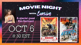 ✨ Movie Night with Evasive  Destroy All Monsters 1968 amp All Monsters Attack 1969 [upl. by Timus]