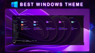 Best Windows 10 Theme Ever  My All Time Favourite Theme  With Transparency Effect [upl. by Harle]