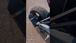 APRILIA RS660 vs TUONO 660  Which Sounds Better On LEO VINCE Exhaust🤔❓aprilia moto shorts2024 [upl. by Trebreh734]