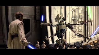 ObiWan Kenobi VS General Grievous  Star Wars  Revanche of the Sith Full Fight [upl. by Shinberg485]