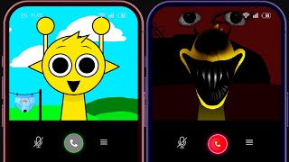 Incredibox Sprunki are calling and trying to scare Who will be scared [upl. by Onivag580]