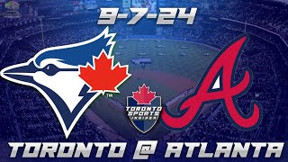 9724 Toronto Blue Jays vs Atlanta Braves Game Audio  MLB LIVE Streamcast amp Chat [upl. by Harold]