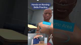 How to perform a Cardiac Assessment nursing nurse nurses virtualreality nursingstudent nclex [upl. by Yejus253]