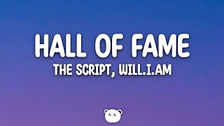 The Script william  Hall Of Fame Lyrics [upl. by Aner]