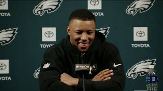 Saquon Barkley embracing fresh start with Philadelphia Eagles  Watch the full news conference [upl. by Pears]