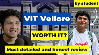 VIT Vellore Student Review  Honest Experience Campus Life amp Placements  viteee 2025 [upl. by Llerol]