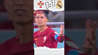 Portugal vs Real Madrid World Cup 2026 Ronaldo vs Ronaldo but who is the legend ronaldo sports [upl. by Liatnahs]