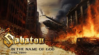 SABATON  In the Name of God Official Lyric Video [upl. by Sakul]