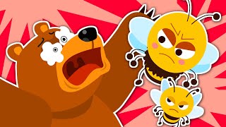 Honey Bear Song  Bee Sting Take that  Animal Song  Best Song for Kids ★ TidiKids [upl. by Enneiviv]