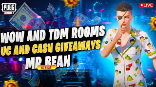 Wow Rooms Live  Tdm Rooms Challenge  Pubg Mobile Live Rooms [upl. by Einalam]