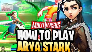 MultiVersus  How To Play ARYA Tips Strategies Perks amp Combos [upl. by Nrublim]