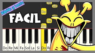 Horror Simon SPRUNKI  EASY PIANO TUTORIAL  PIANO FÁCIL [upl. by Aleakam]