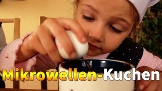 Wir backen einen Mikrowellenkuchen [upl. by Gunar]