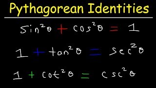 Pythagorean Identities  Examples amp Practice Problems Trigonometry [upl. by Barmen]