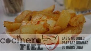 LAS MEJORES PATATAS BRAVAS DE BARCELONA [upl. by Shani837]