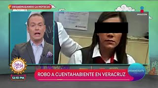 Asalto a cuentahabiente ¿el responsable era hermano de la cajera  Sale el Sol [upl. by Lalo]