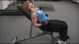 Bicep Exercises  The Incline Dumbbell Bicep Curl [upl. by Noswad57]