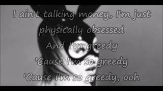 Greedy  Ariana Grrande  lyric [upl. by Gosser]