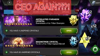 MCOC Crystal Opening Team Pop King is back 7 Star Roster Geeting Deep [upl. by Bennion234]