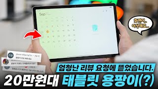 20만원대 OLED 탑재로 난리난 태블릿 용팡이 이것 하나 때문에 비추하는 이유 [upl. by Croner]