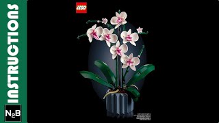 LEGO 10311 instructions  Icons  Orchid [upl. by Falzetta]