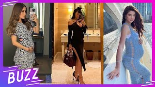 Las mamás famosas con mejor estilo en el embarazo Cazzu Rihanna Nadia Ferreira y más  Buzz [upl. by Yrag]