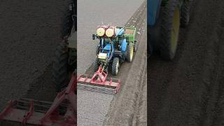 New Holland T6180 Potato Planting tractor agriculture farming [upl. by Claretta]