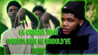 La Cracka Tells Omerta 5ive He Shouldve Died Instead Of Foolio [upl. by Ettenor]