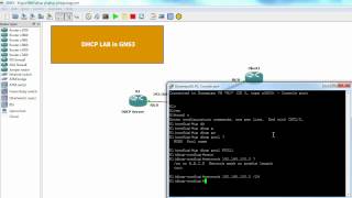 DHCP Server on a Cisco Router  CCNA Labs in GNS3 [upl. by Sug]