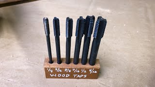 Adam Savages Favorite Tools Woodworking Thread Taps [upl. by Anined571]