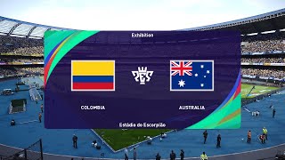 Colombia U20 vs Australia U20 01092024 U20 World Championship PES 2021 [upl. by Mellman630]