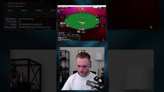 25BB sick river poker [upl. by Aidam]