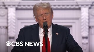 Trump delivers 2024 Republican National Convention speech [upl. by Eirelav437]