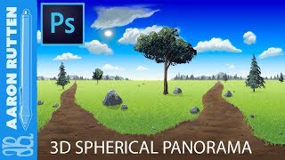 How to Make a Digital Art 360° PANORAMA with Photoshop [upl. by Kathi513]