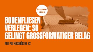 Bodenfliesen verlegen So gelingt großformatiger Belag [upl. by Ylliw]