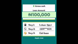 Nigeria cash loan app Xcrosscash marketing videos 20230728 [upl. by Irab883]