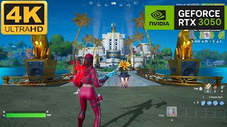 FORTNITE RTX 3050 NEW SEASON ON EPIC 60 FPS GAMEPLAY [upl. by Christy]