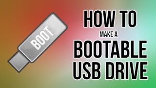 How to create a bootable USB Drive [upl. by Ney]