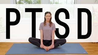 Yoga For Post Traumatic Stress  45Minute Yoga for PTSD [upl. by Aseret603]