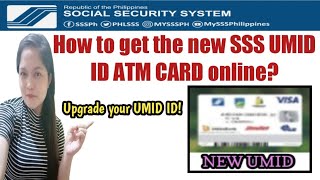 How to upgrade  get SSS UMID ID ATM CARD online [upl. by Airdnax]