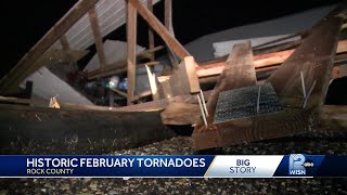 Historic February tornadoes [upl. by Klos]